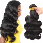 Barkot beauty body wave bundle deal. 10A grade raw Brazilian hair.